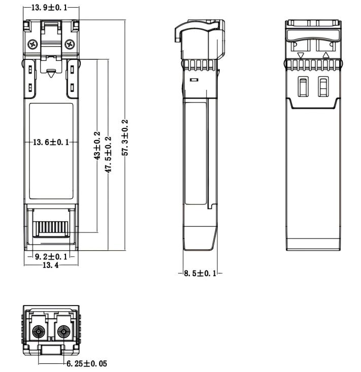 25G光模块尺寸