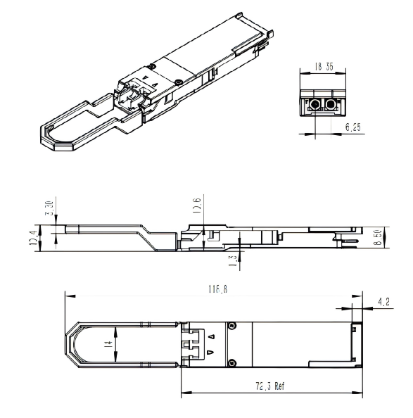 100G光模块 100G光模块